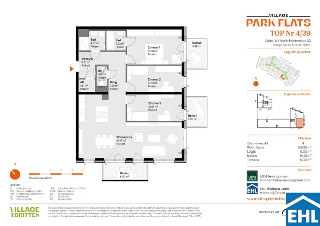 Parknähe und Urbanität – Ihr Anlageobjekt bei den PARK FLATS