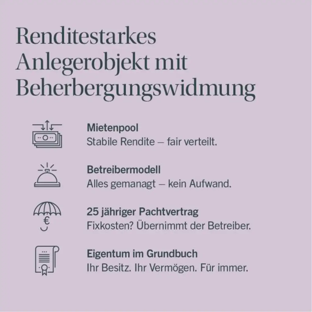 RENDITESTARKES ANLEGEROBJEKT MIT BEHERBERGUNGSWIDMUNG BEI SCHÖNBRUNN