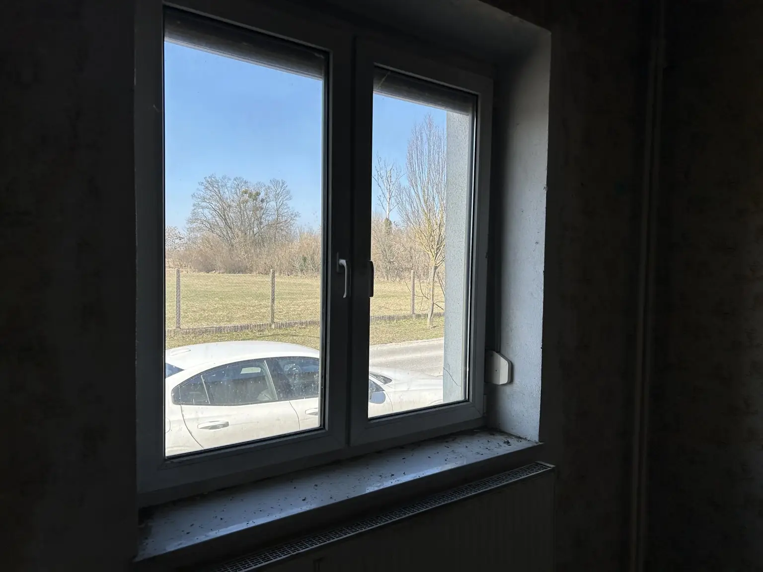 Aussicht auf Strasse