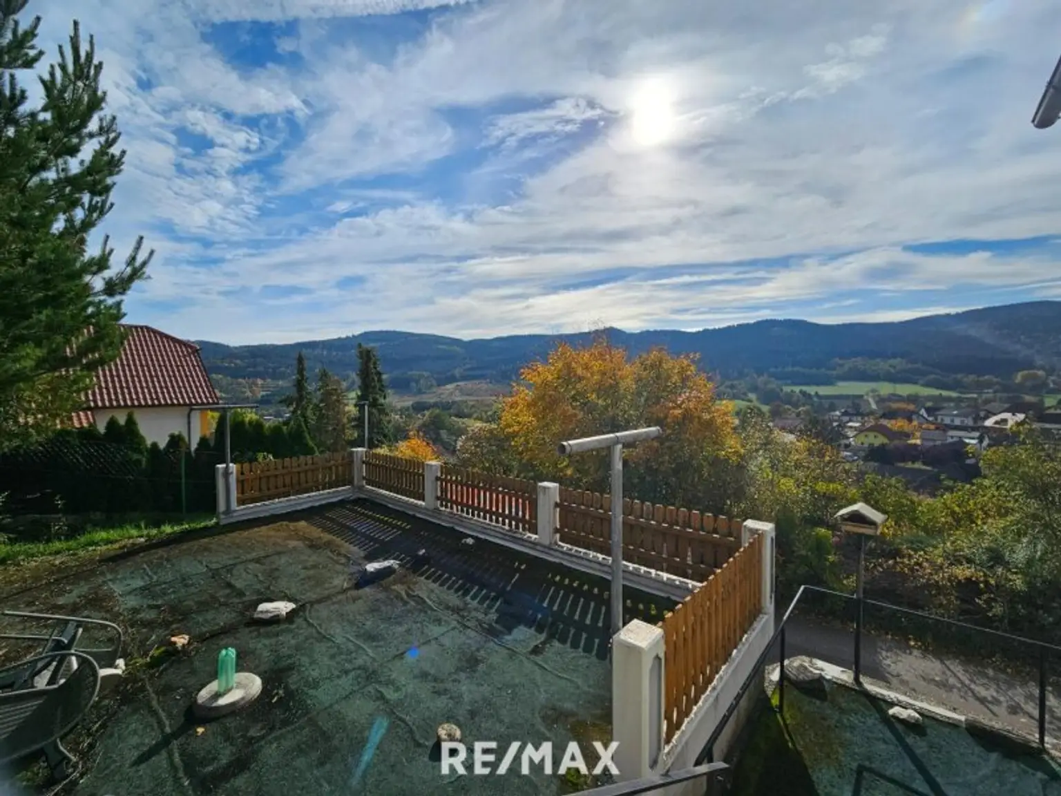 Blick vom Hauseingang