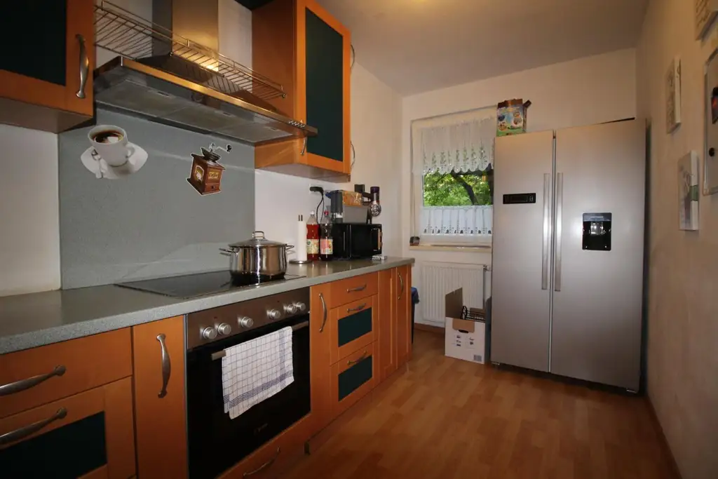 Schicke Gartenmaisonette mit Loggien, Balkon und Garage