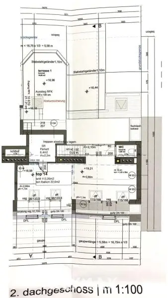 Herrliche DG-Maisonette mit 2 Hof-Terrassen bei der Volksoper, Währinger Straße