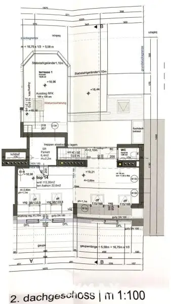 Herrliche DG-Maisonette mit 2 Hof-Terrassen bei der Volksoper, Währinger Straße