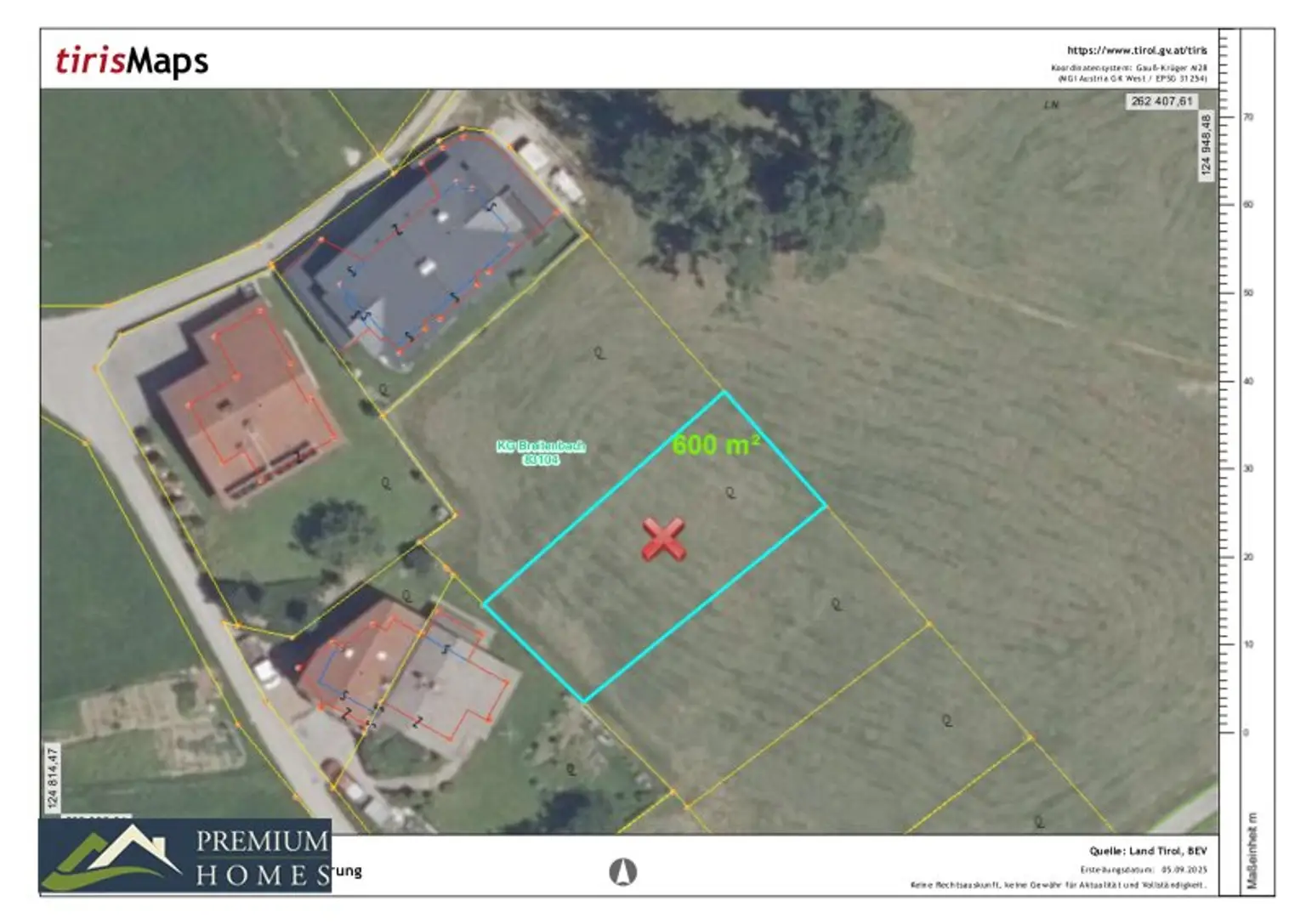 BREITENBACH am Inn - KLEINSÖLL - 600 m² Baugrundstück