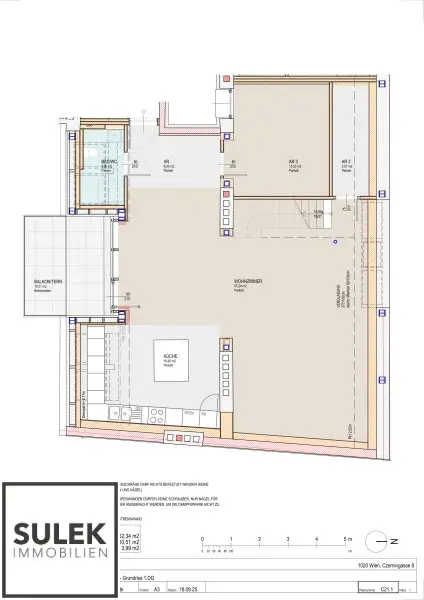 Erstbezug: traumhafte DG-Maisonette mit 3 Schlafzimmern und 2 Bädern