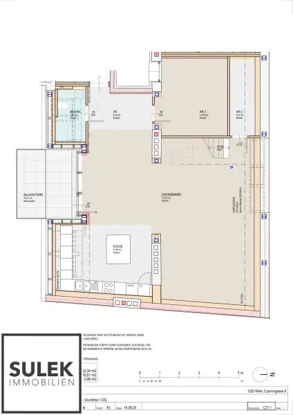 Erstbezug: traumhafte DG-Maisonette mit 3 Schlafzimmern und 2 Bädern