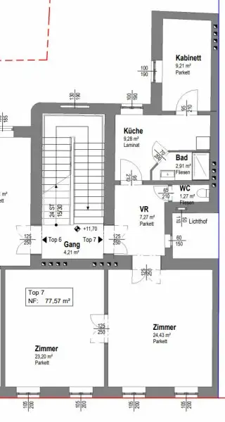 ***NEU*** Gepflegte 3 Zimmer Wohnung in repräsentativem Stilaltbau! in TOP-Lage!!