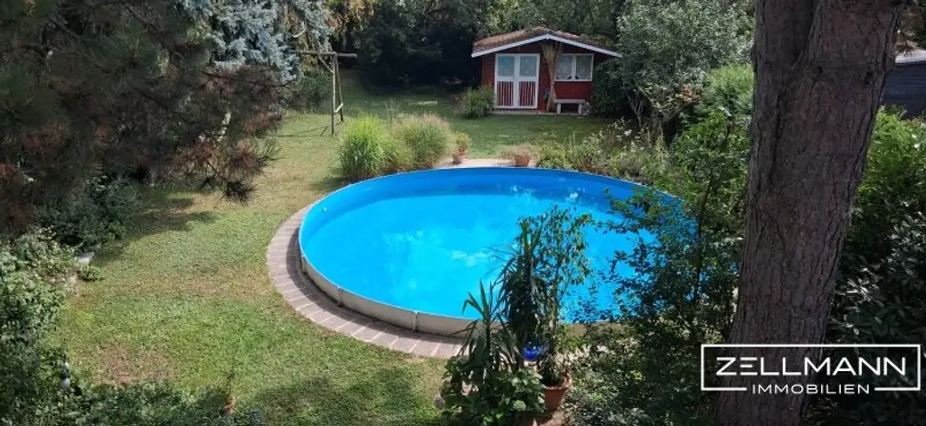 Charmantes Einfamilienhaus in Bestlage von Wien-Mauer – mit Pool, Garten und viel Privatsphäre | ZΞLLMANN IMMOBILIEN