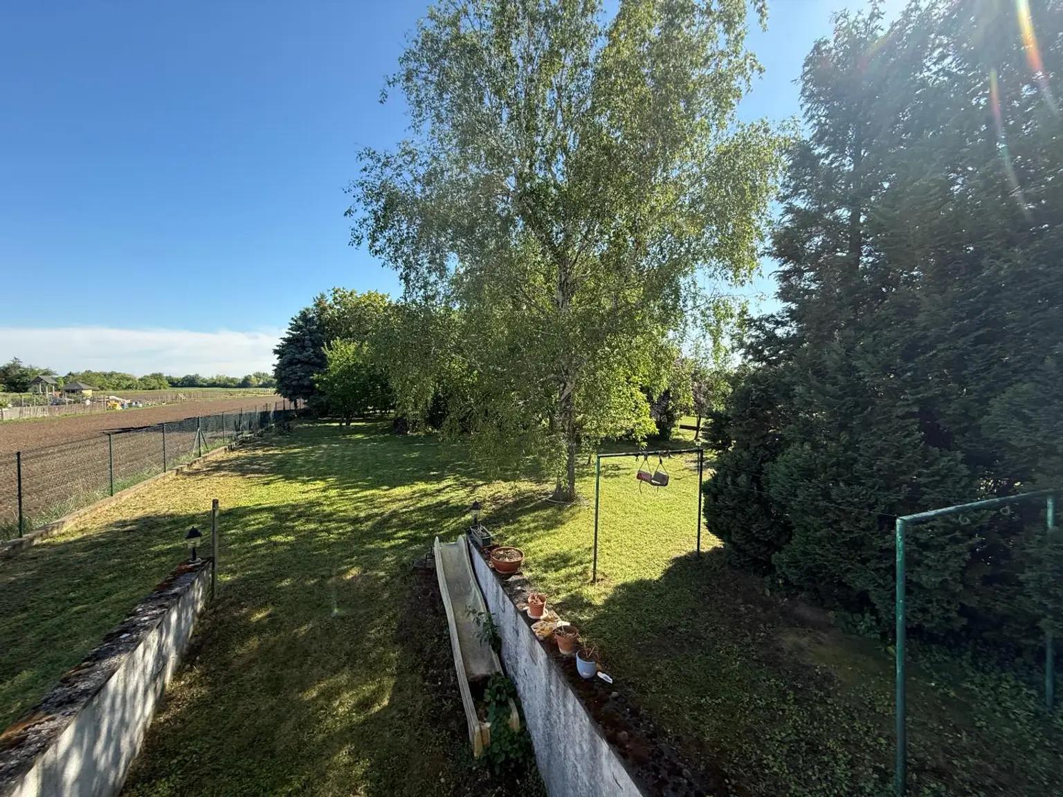 Abfahrt in den Keller vom Garten