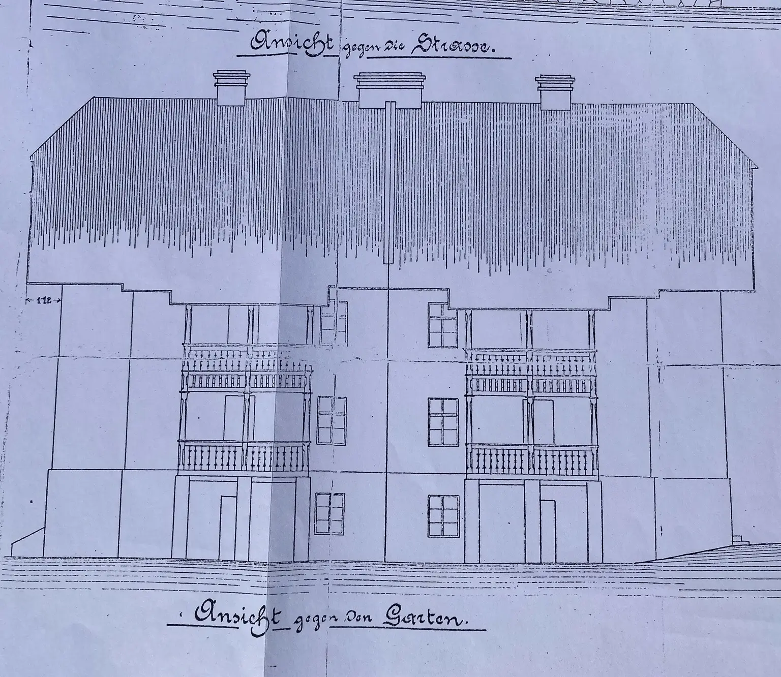 Hausansicht Gartenfront