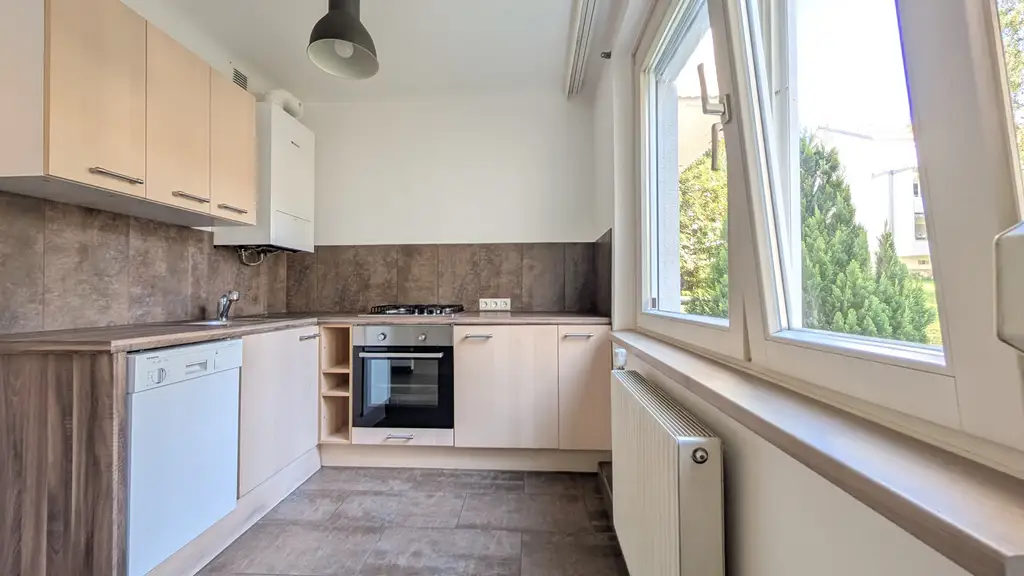 Nette Single-Garconniere mit Balkon in ruhiger und zentraler Grünlage am Rahthauspark Mauer !