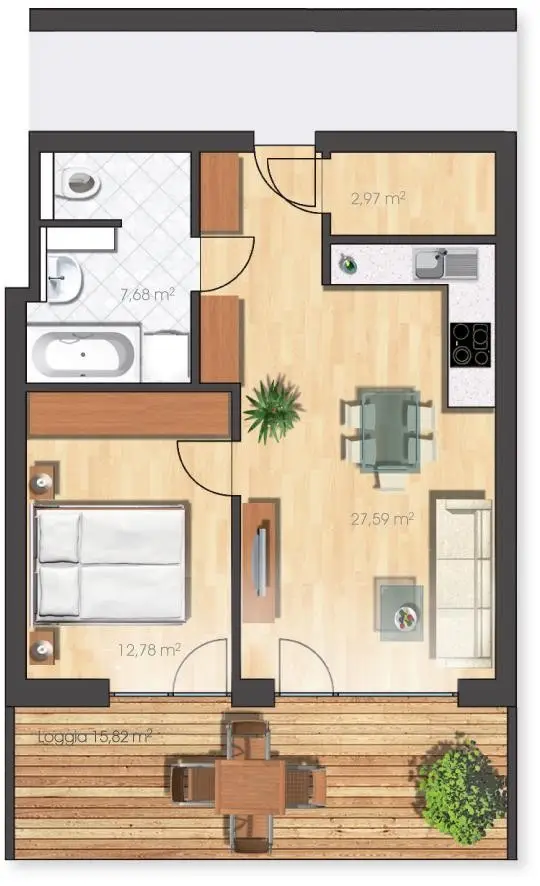 Grundriss 2Z-A