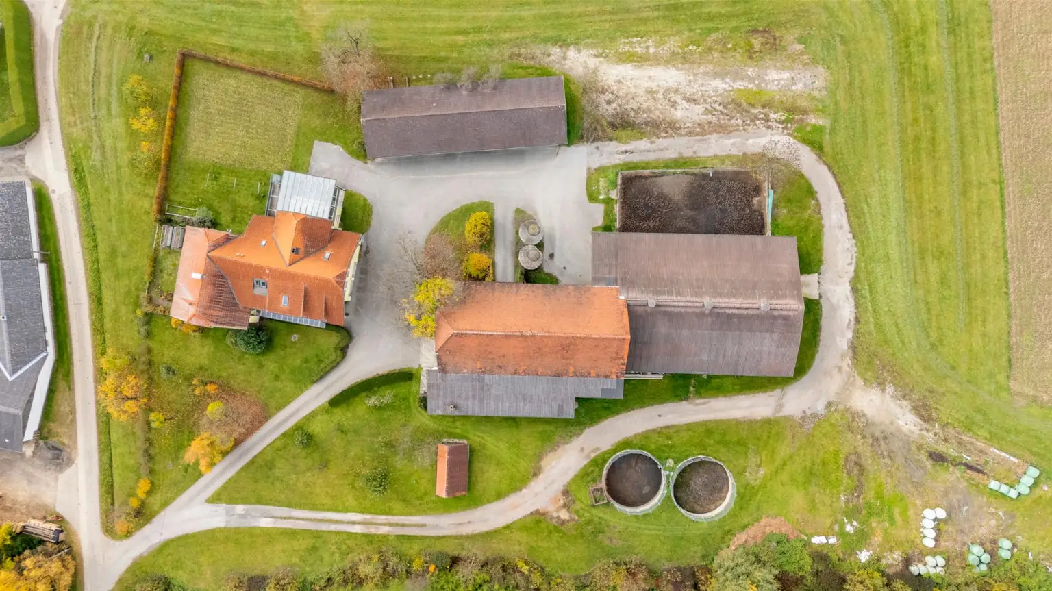 Vogelperspektive Liegenschaft