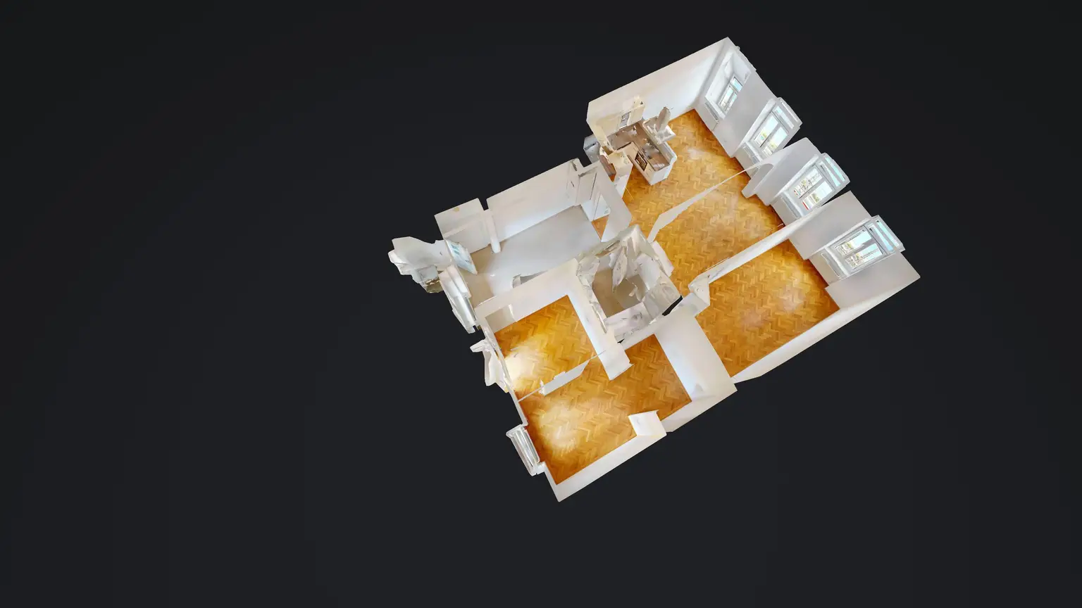 Zwölfergasse: Helle Loggiawohnung beim Westbahnhof - gute Raumaufteilung - hervorragende Verkehrsanbindung