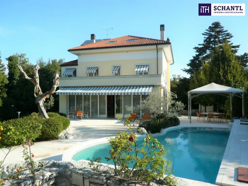 LUXUSVILLA in Italien - Opicina - Region Friaul - Provinz Triest - mit WNF von ca.400m² - Eigengarten 1.500m² - Pool und Wellnessbereich!