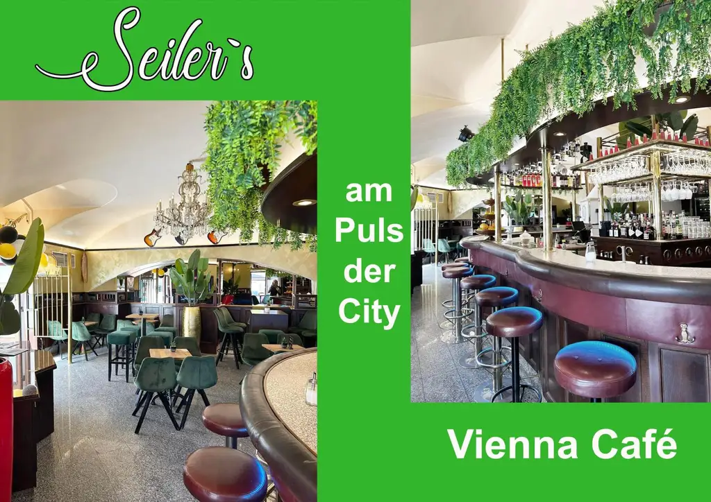 Cafè Bar  am Puls der City, Investablöse, geringe langfristige Hauptmiete