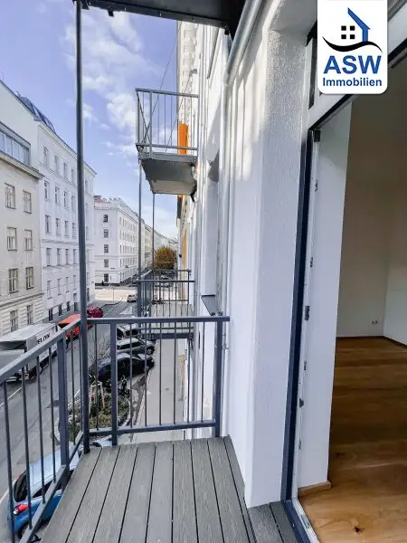 Hochwertig ausgestattete 1- Zimmer Wohnung mit 2 Balkonen