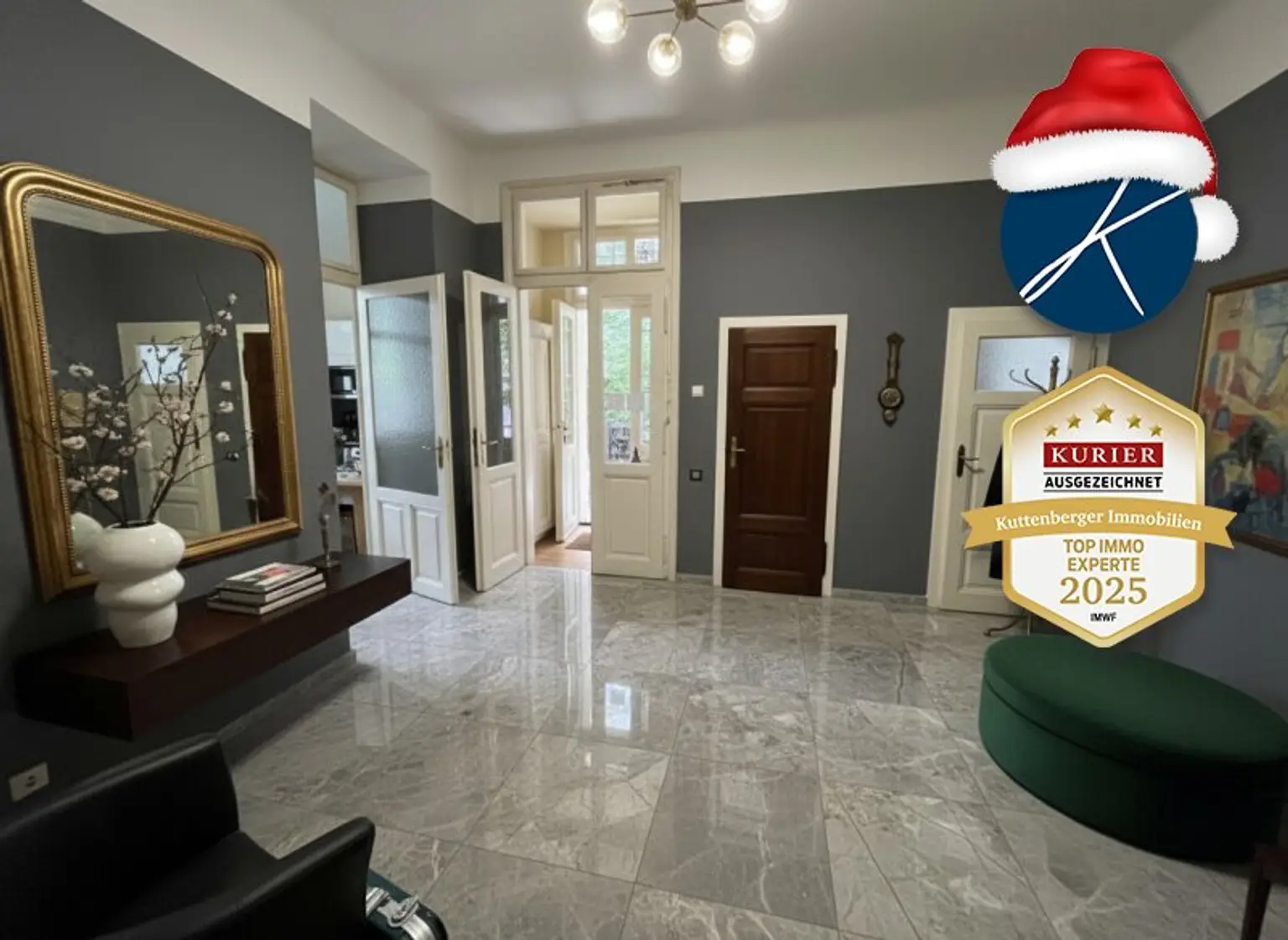 Preisreduktion ! Historisches Herrenhaus im Villenviertel von Baden: ca.450m² WF mit Grundfläche von 1873qm und 17 Zimmern zum Sanieren! (V2 & Schut