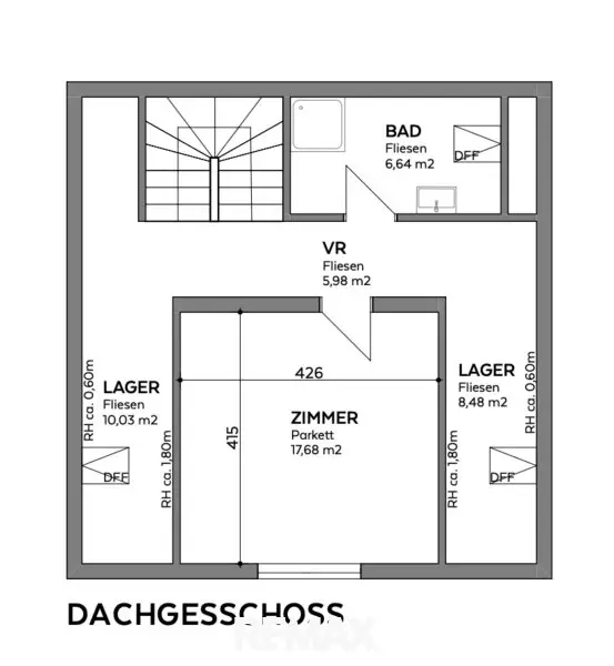 Grundriss - Dachgeschoss