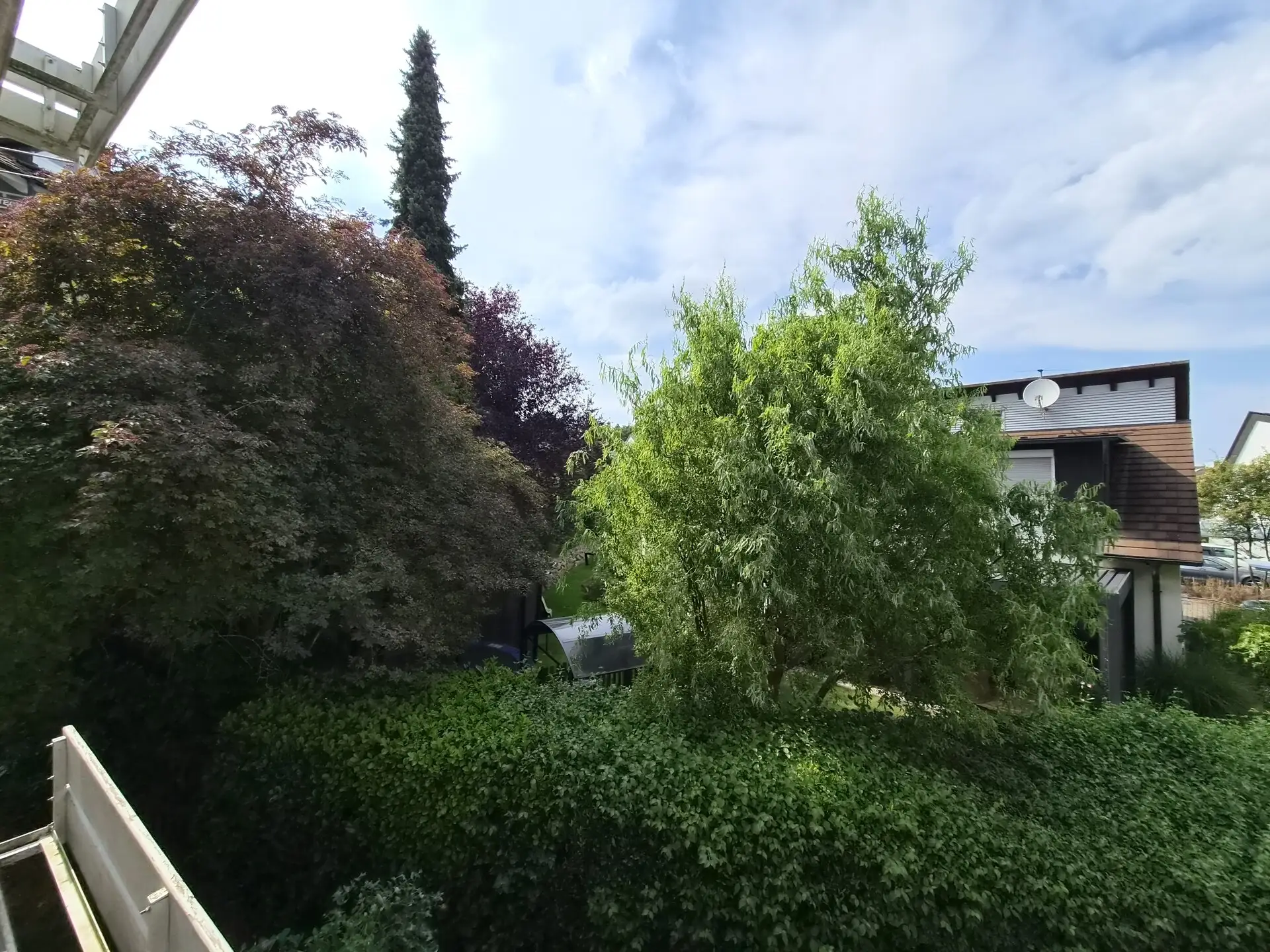 Ausblick Balkon
