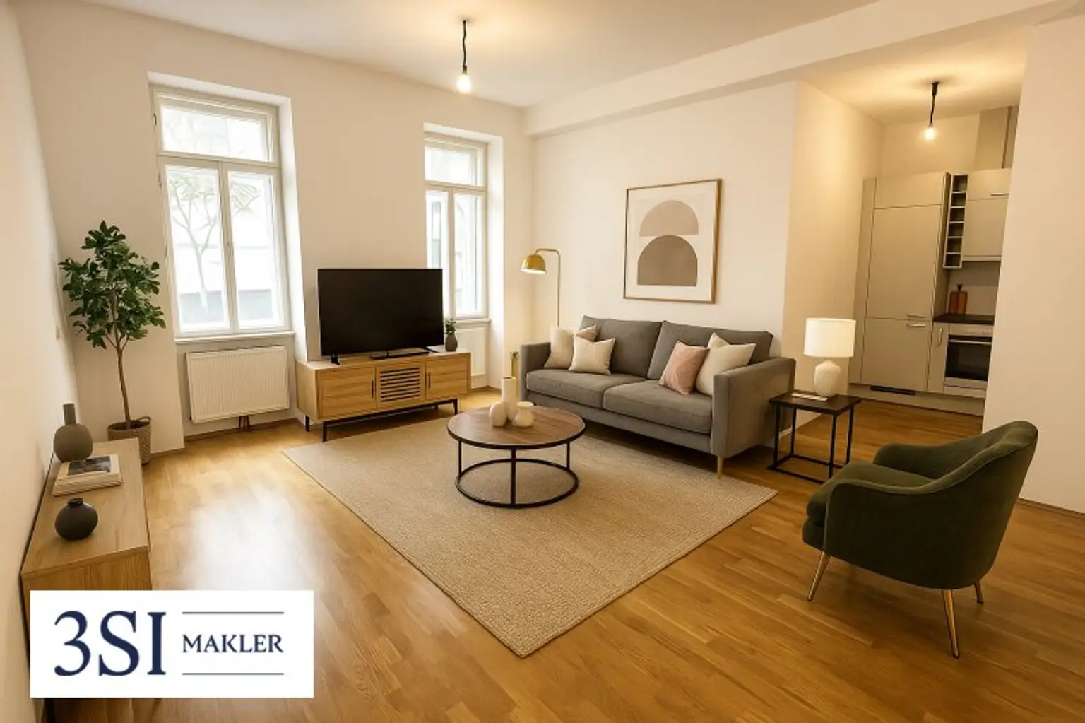 Charmante 3-Zimmer-Wohnung mit Blick in den ruhigen Innenhof - in Top-Lage des 3. Bezirks