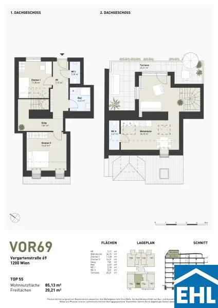 Sonnenaufgang am eigenen Balkon – urbanes Leben mit Fernsicht