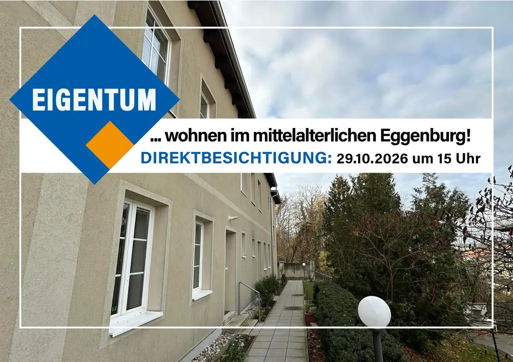 Schöne 2 Zimmerwohnung im grünen,mittelalterlichen Eggenburg