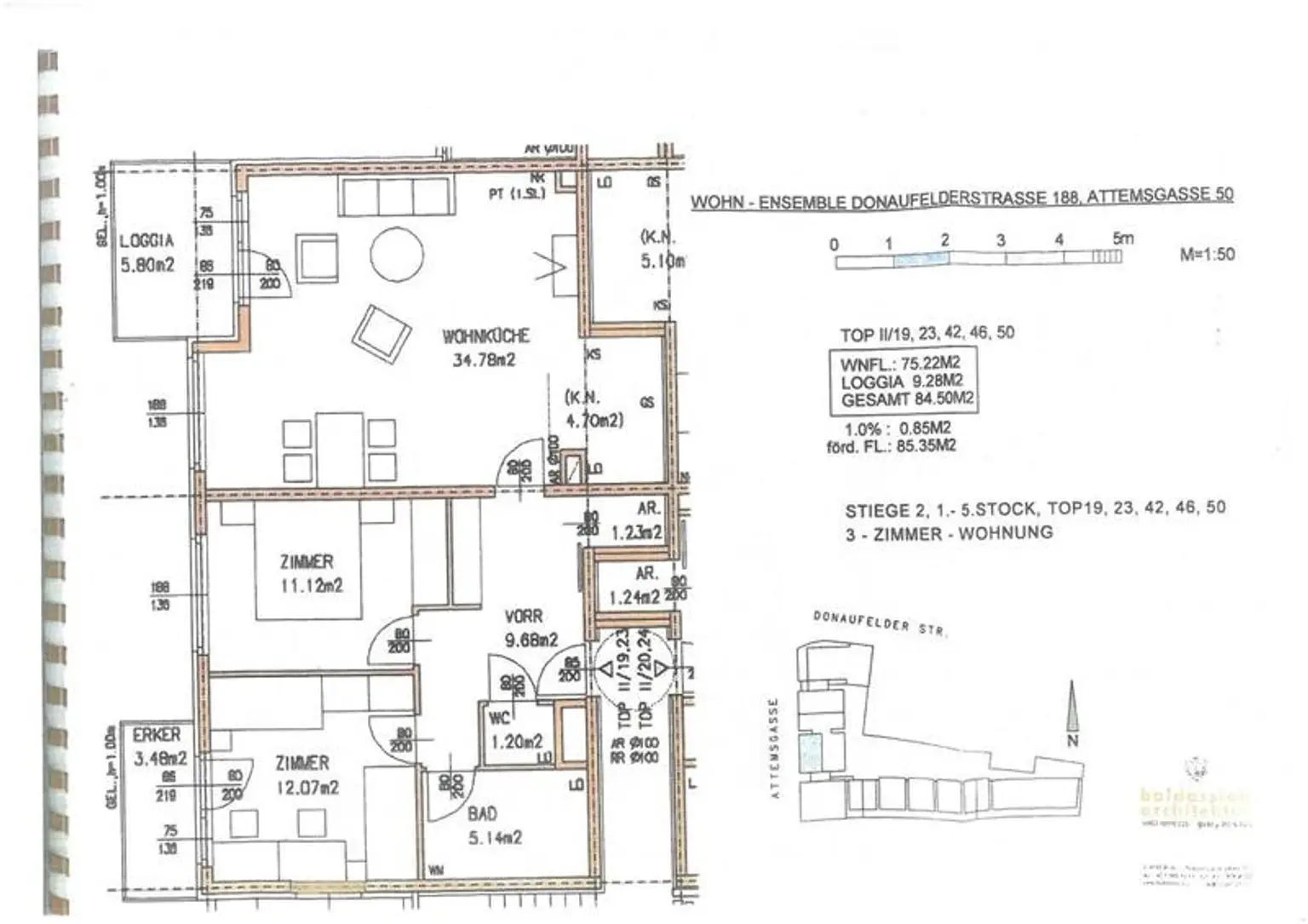 3 Zimmer Eigentum mit Loggia und Erker