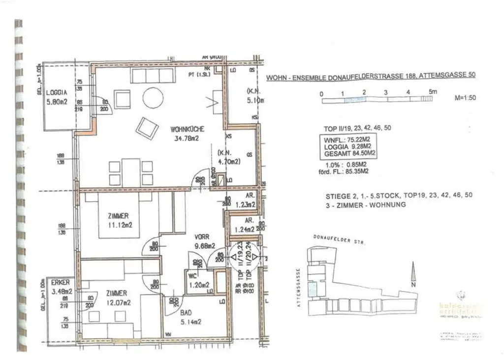 3 Zimmer Eigentum mit Loggia und Erker