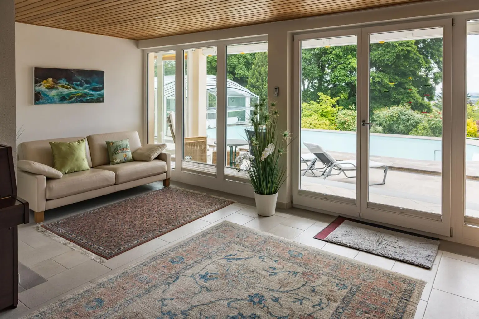 Luxuriöse Villa mit Panoramablick, Swimmingpool und großem Garten in Baden bei Wien