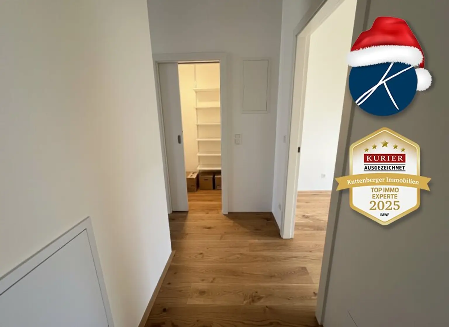 Gang bei den zwei Zimmern