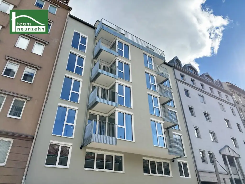 Erstbezugs-Neubau mit Zustimmung zur AirBnB-Nutzung mit hervorragender Ausstattung, Küche, Tiefgarage uvm. unweit der U1