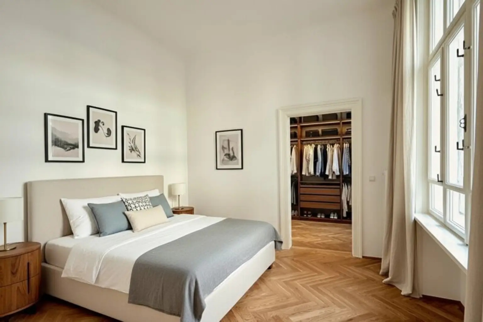 Erstbezug nach Sanierung - Stilaltbauwohnung mit kleinem Balkon