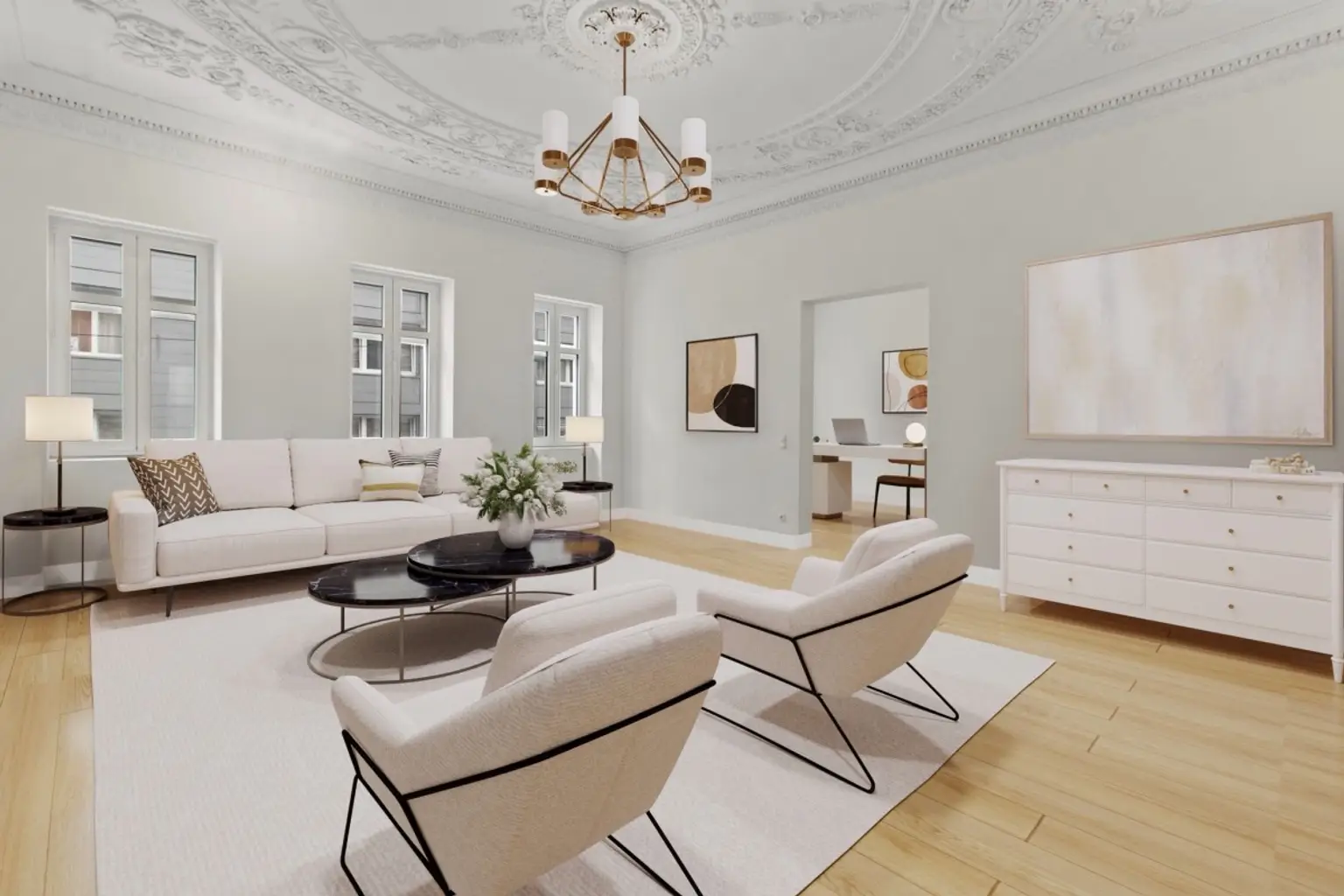 Top 4 vis | ++ CITY-LUXUS in 1070 ++ HOCHWERTIGE WOHNUNG mit LOGGIA & STIL | Prima Service Immobilien
