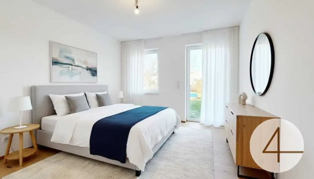 Wunderschöne Gartenwohnung 3 Schlafzimmer vermietet bis 31.08.2028