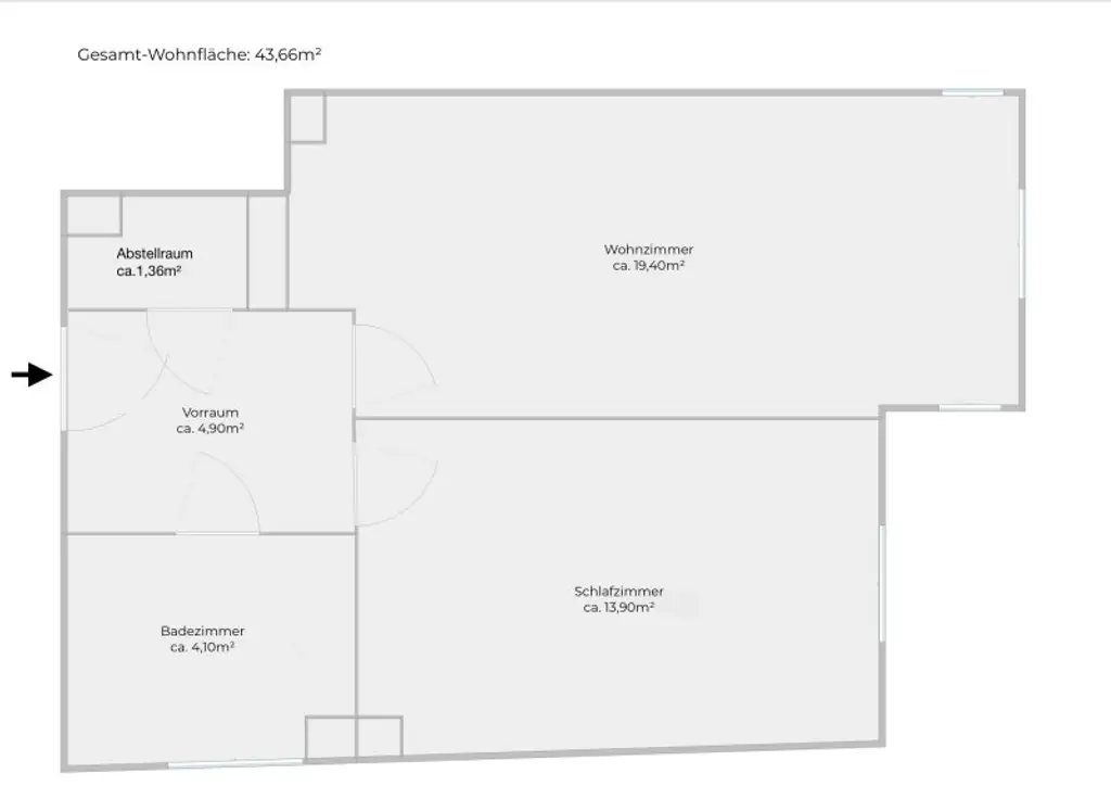 Schöne 2-Zimmer-Wohnung mit Garage in U-Bahn Nähe