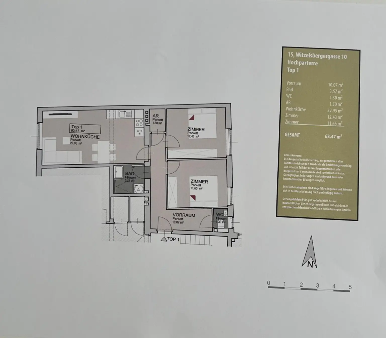 Gr | Sehr schöne-Helle 3-Zimmer-Wohnung in ruhiger Lage | Prima Service Immobilien