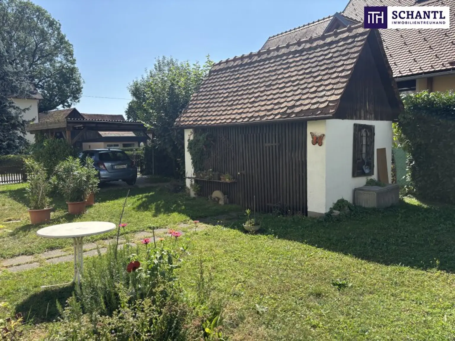 ++GARTENWOHNUNG in in RUHIGER STRASSGANGER-LAGE++ GARTENNUTZUNG ca. 280m², CARPORT++ LEICHT SANIERUNGSBEDÜRFTIG++