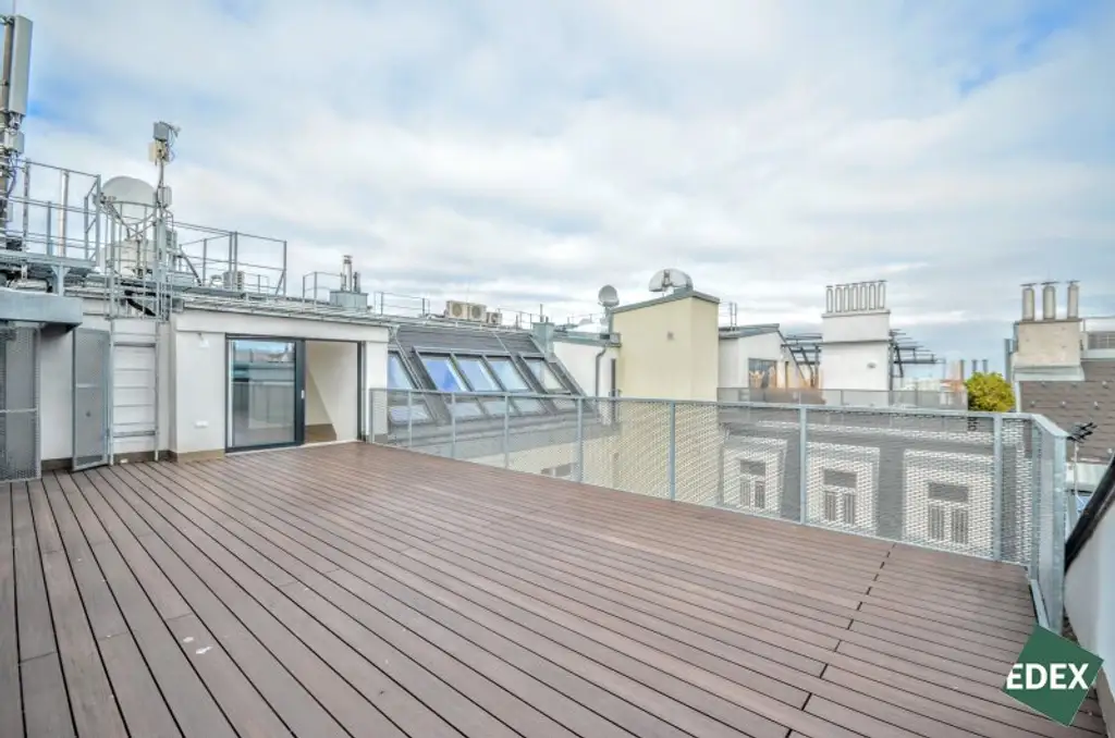 Klimatisierte 4-Zimmer-Wohnung mit Terrasse nahe der Wiener Innenstadt (optional mit PKW-Stellplatz)