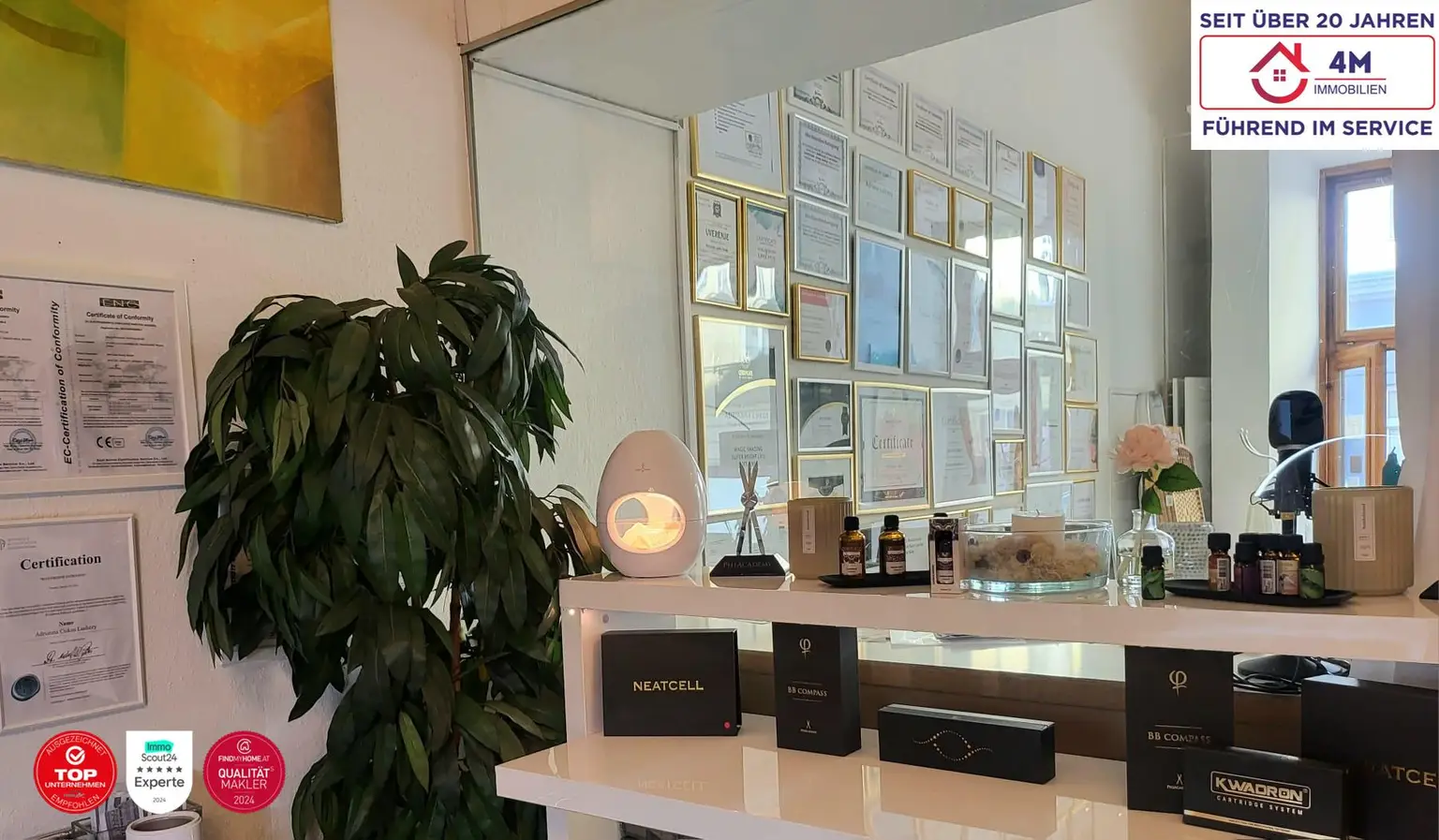 Behandlungsraum innerhalb etablierter Kosmetiksalon günstig zu vermieten
