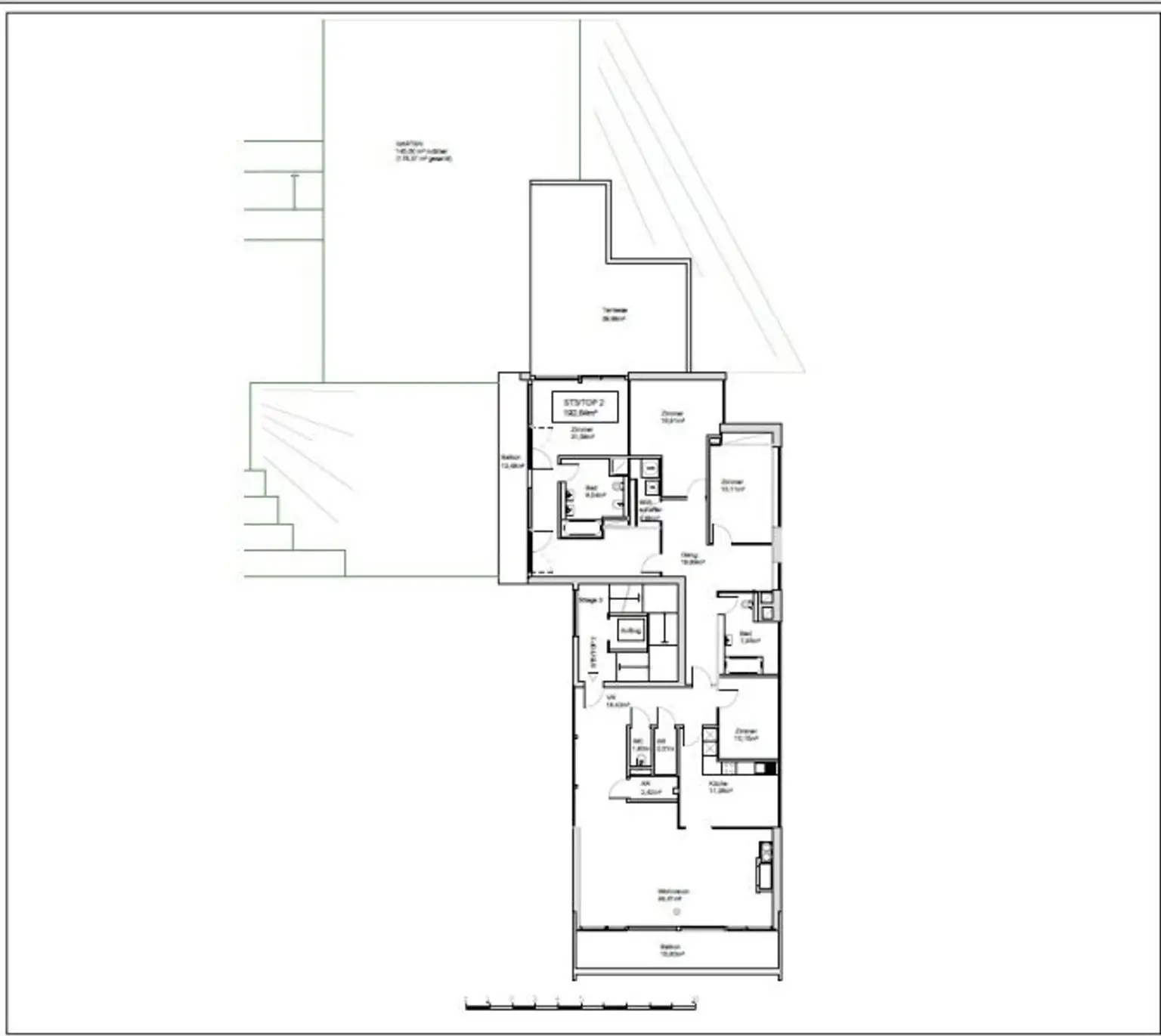 Wunderschöne 5 - Zimmer Wohnung mit Terrasse und Garten