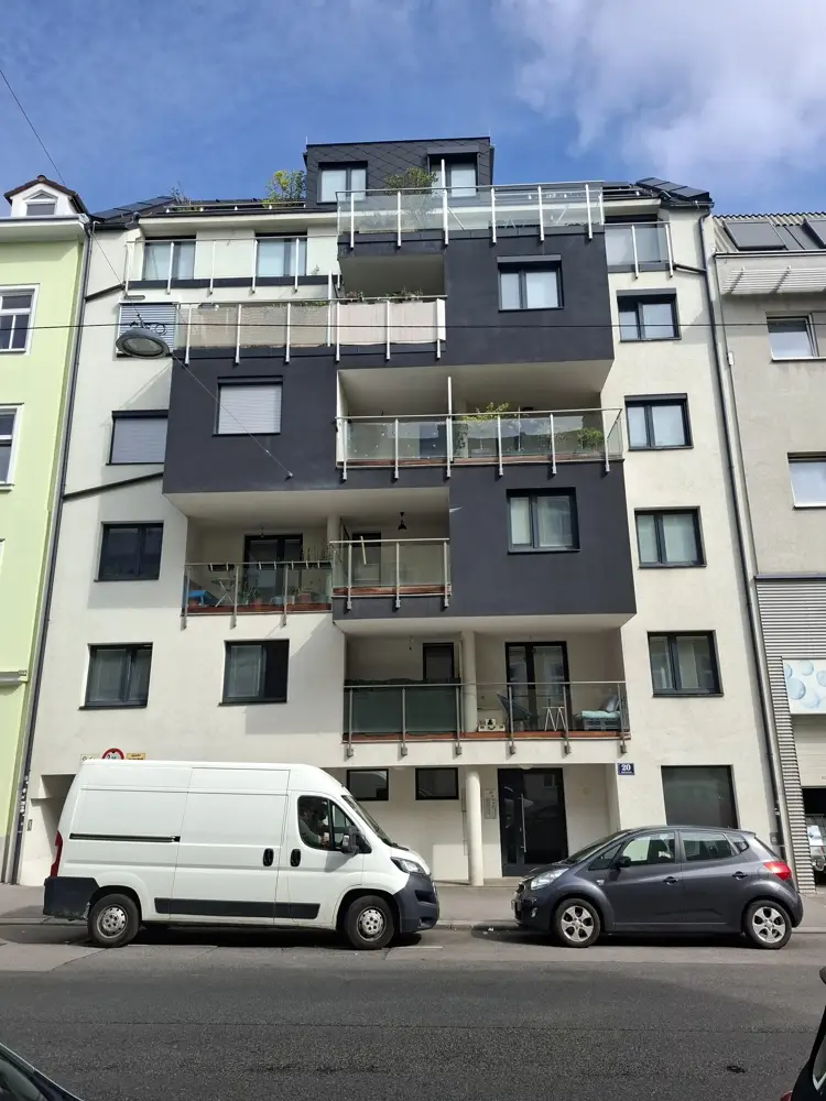 Vogelweidpark um´s Eck: Perfekt aufgeteilte 3-Zimmer Wohnung mit Terrasse in zentraler, ruhiger Lage