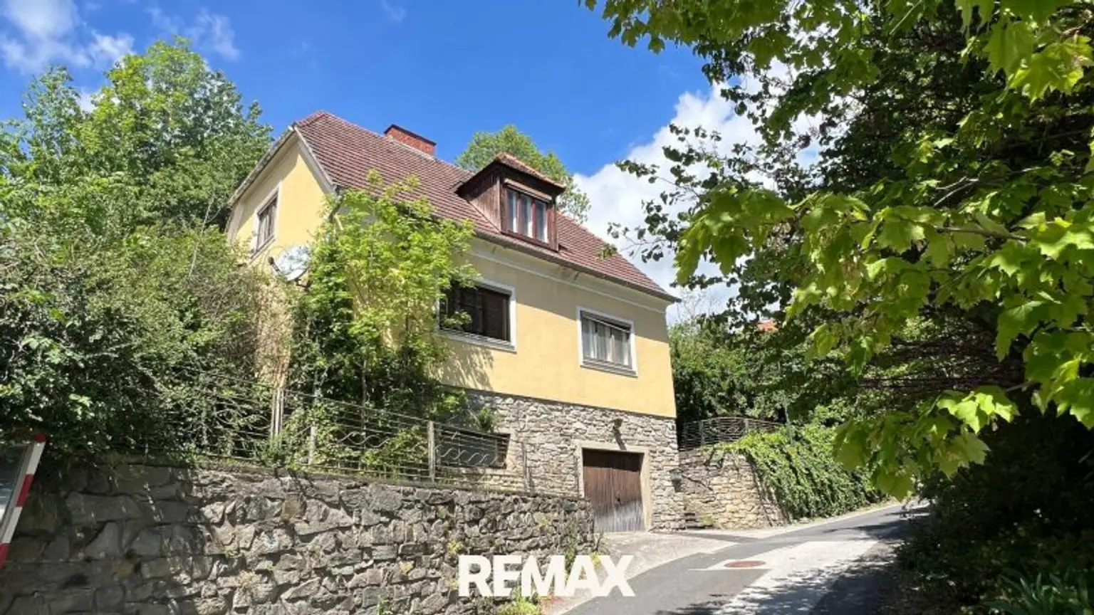 Ansicht des Wohnhauses