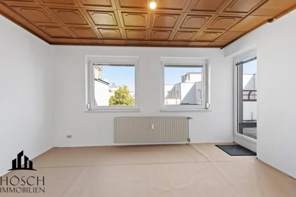 Zwei-Zimmer-Wohnung mit toller Freifläche in attraktiver Lage