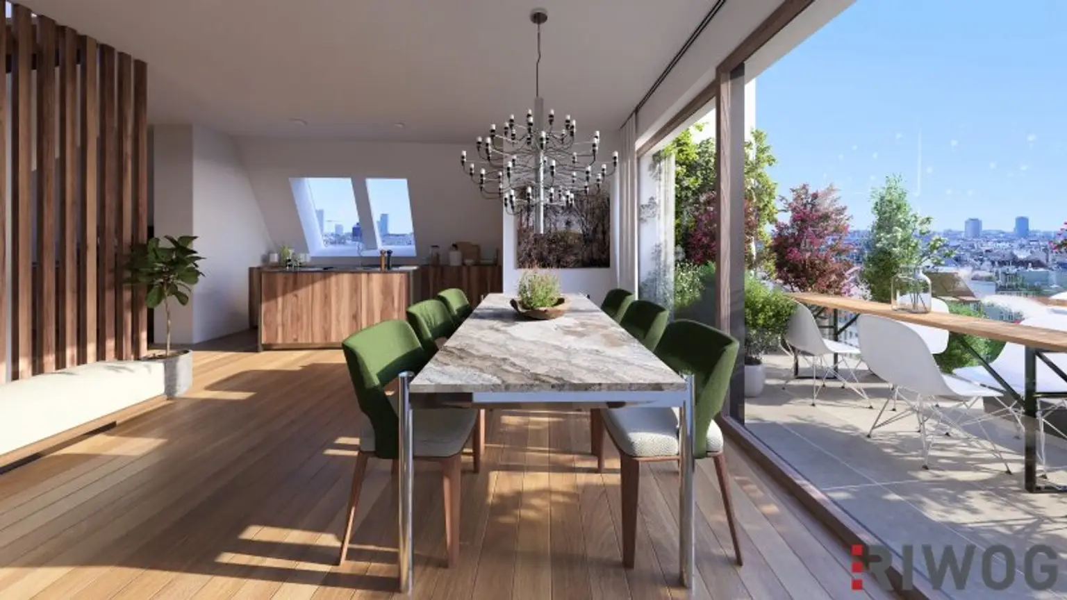 Einmalige Dachgeschosswohnung am Naschmarkt – Mit Vision veredelbar zum 215 m² PENTHOUSE-Juwel mit einmaligen 360°-Blick über Wien