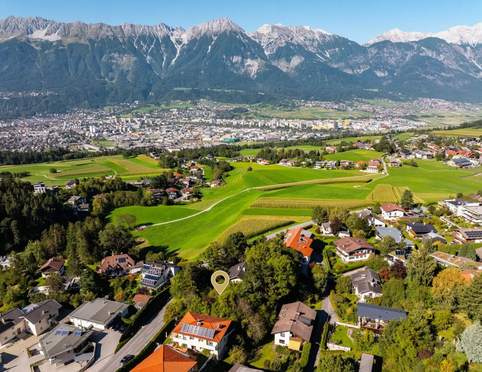 Baugrundstück in Aldrans - sonnige Aussichtslage über Innsbruck