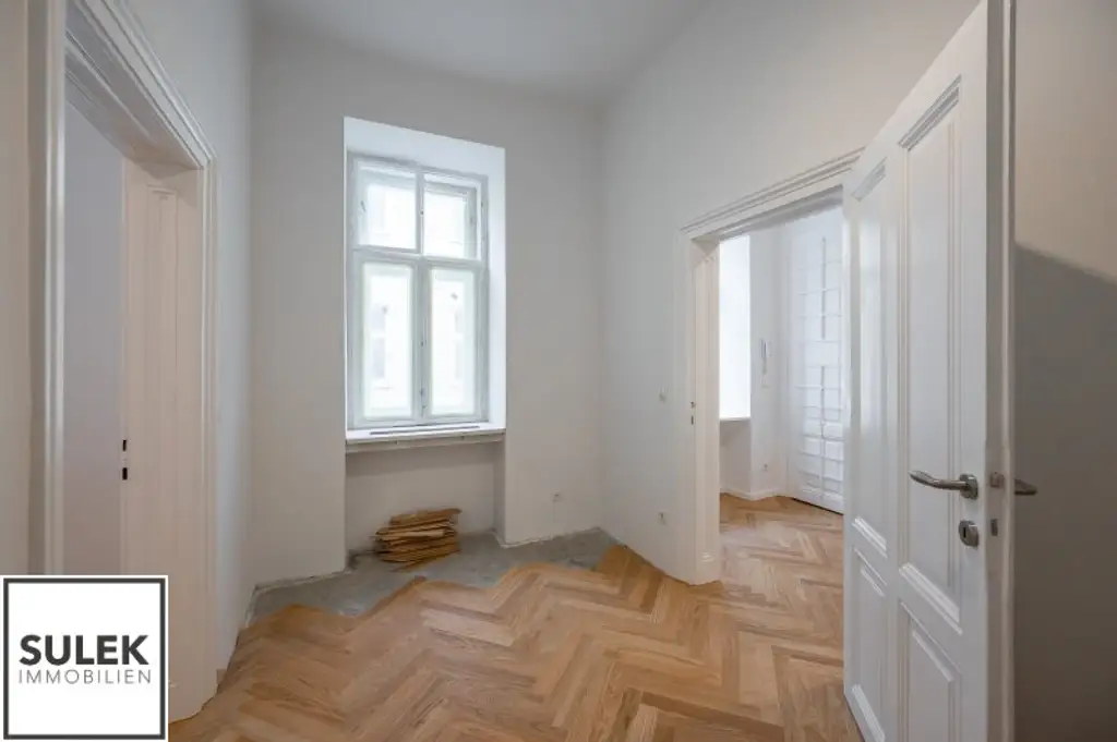 *** Fugbachgasse 7: Generalsanierte 3 Zimmer Altbauwohnung mit praktischem Grundriss und Balkon *** Nähe Augarten ***