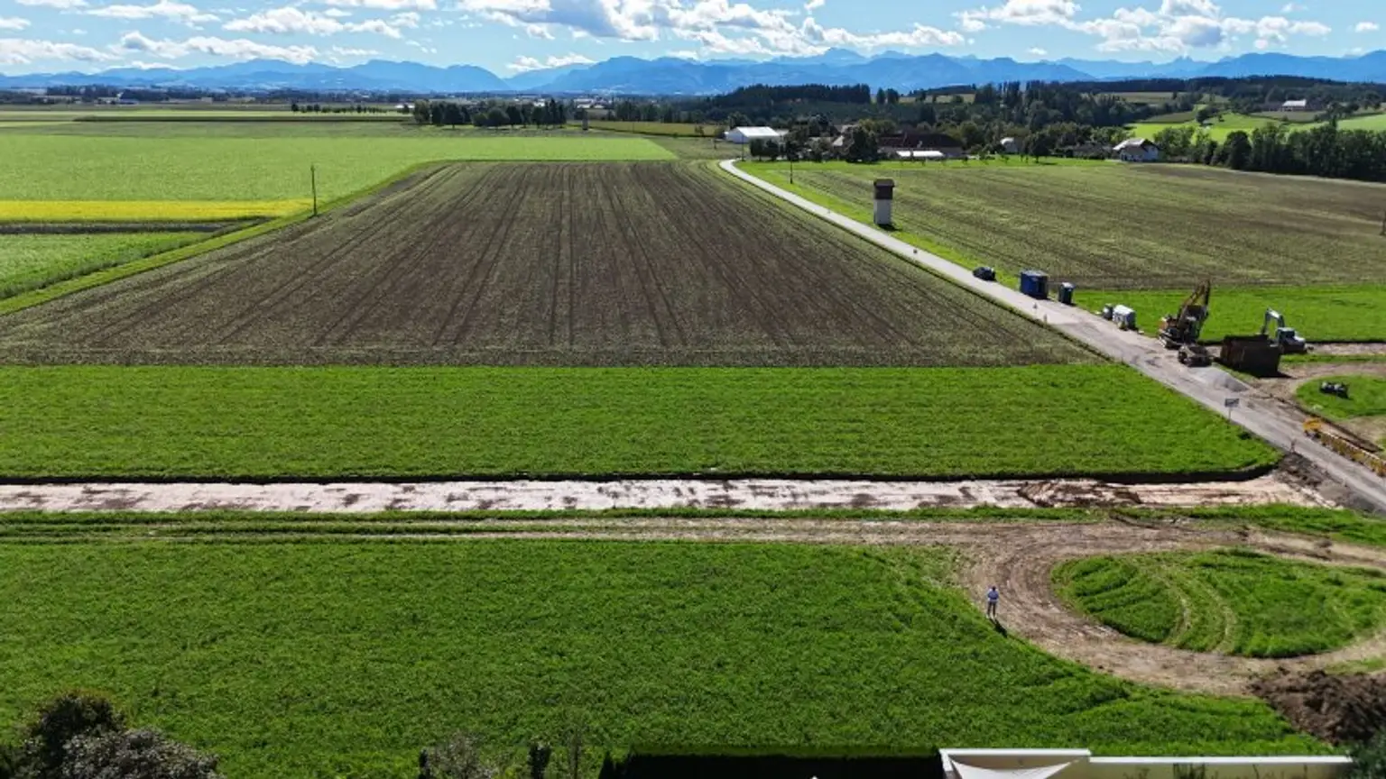 Ebene Bauparzelle mit Bergblick | Steinerkirchen Frohnhofen | GST-Nr. 1100/5