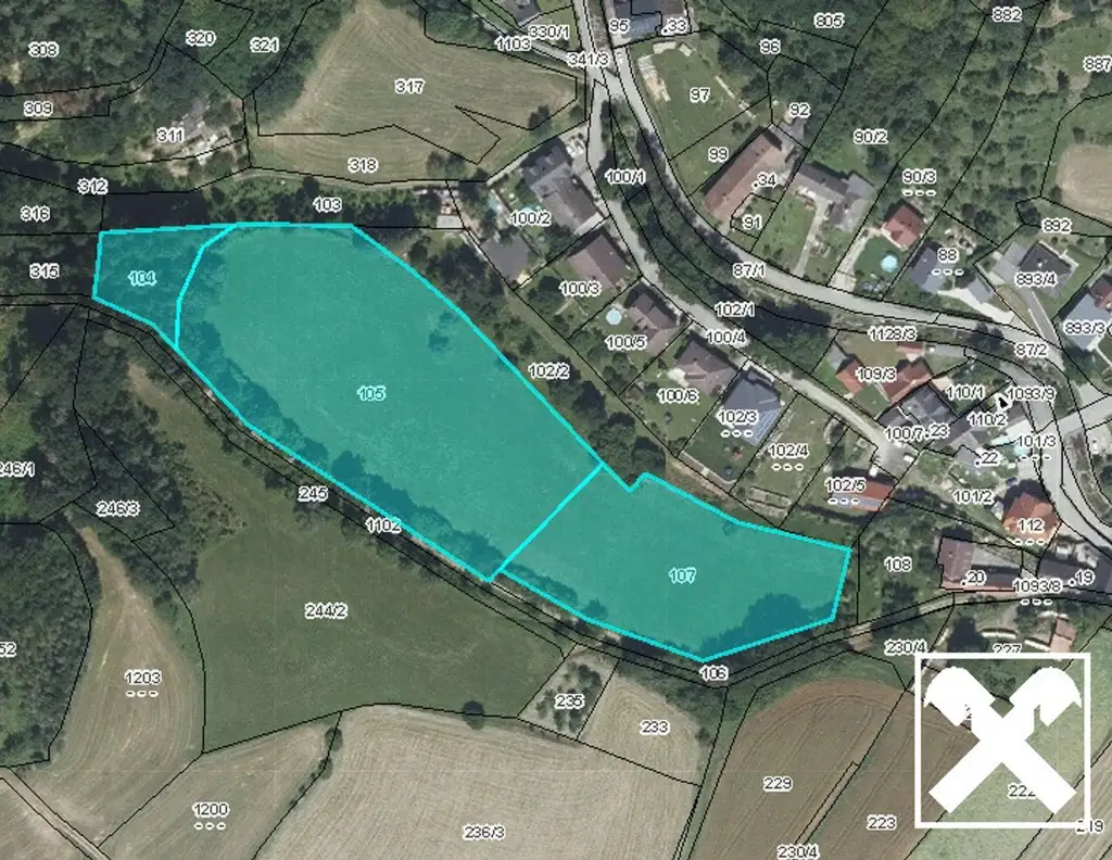 Großes an Bauland grenzendes Grünland-Grundstück bei Emmersdorf!