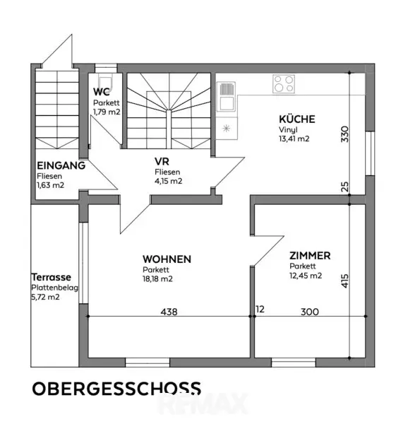 Grundriss - Obergeschoss